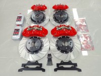 High-Performance Brembo 18Z 6-Piston Front & 4-Piston Rear Big Brake Kit with Drilled Rotors for Sports Car Upgrade