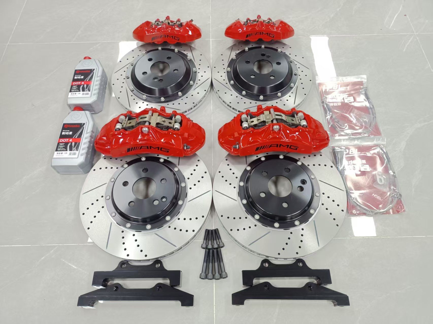 Performance Modified Brake Caliper Upgrade Kit For All Vehicles, Durable Brake Parts